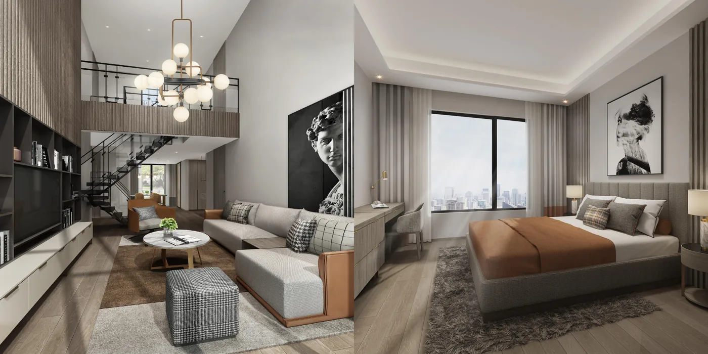 مجموعة هونغيي · شقة تيمز الفندقية — interior detail