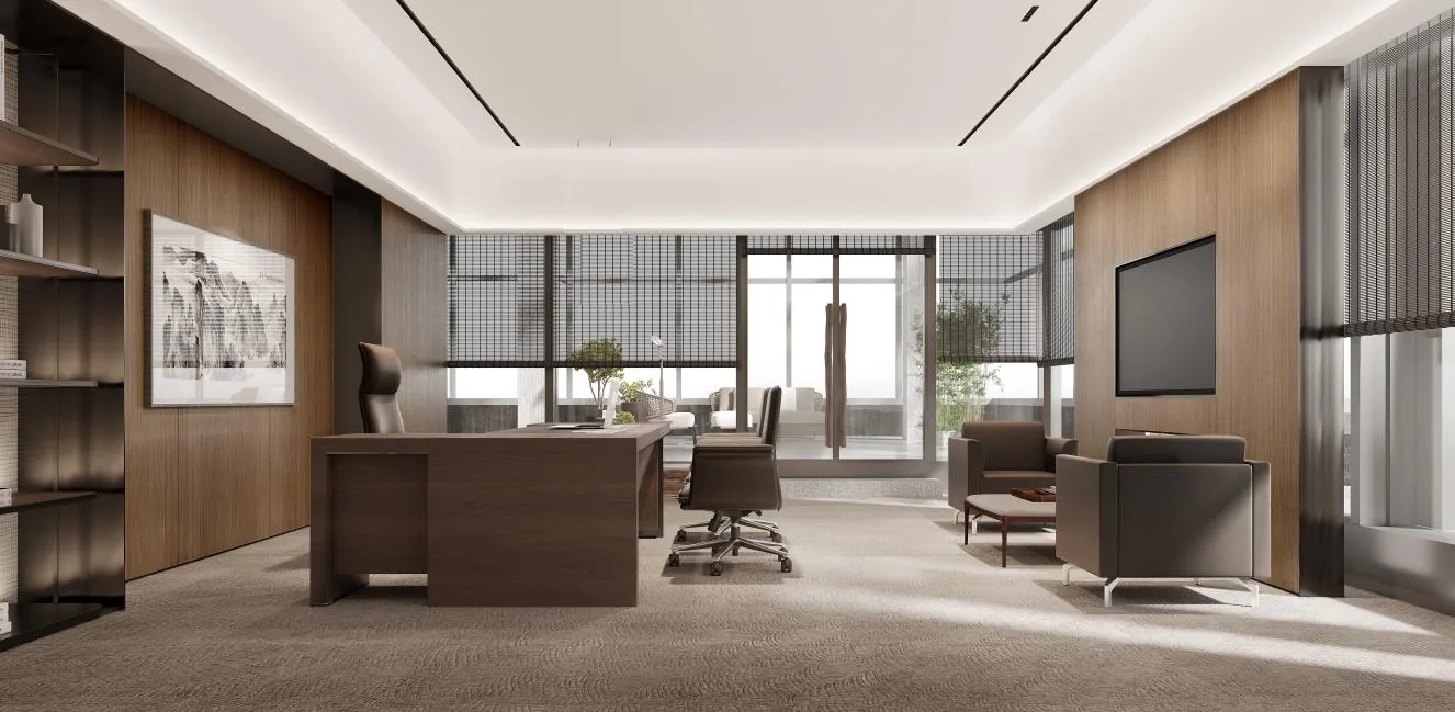 上海 青浦 · Three Tree Office Center — interior detail