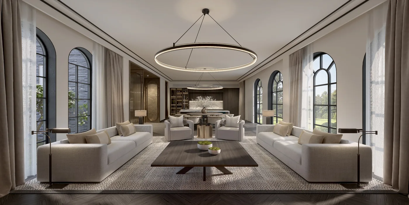 سوجو · غرفة نموذجية لفيلا يولاي — interior detail
